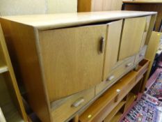 Stag sideboard with twin bi-fold doors over three lower base drawers
