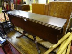 Small twin flap Regency style occasional table