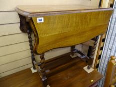 Twin flap barley twist table