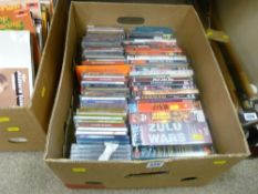 Quantity of DVDs and CDs