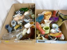 Collection of ornamental shoes and boots