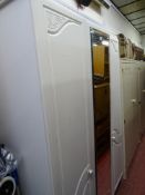 Modern three door wardrobe