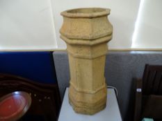 Buff coloured chimney pot