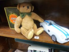 Miscellaneous parcel of auction catalogues, Jumbo 66 Johnson photographic viewer, tinplate car,