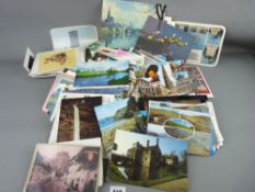 Quantity of vintage postcards
