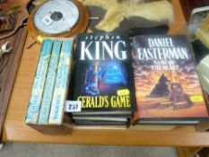 Rare editions of J R Tolkien's 'Lord of the Rings' series and Stephen King books etc