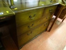 Bedroom chest of four drawers