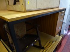 Three drawer desk