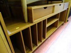 Modern Swedish style low multi-purpose lounge unit