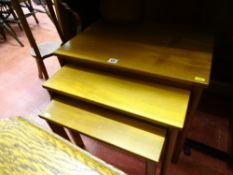 Nest of three mid Century occasional tables