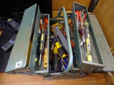Cantilever toolbox and contents