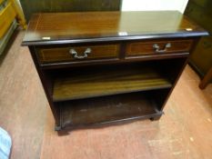 Small hall unit with two drawers and two shelves below