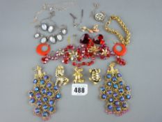 Quantity of boxed costume jewellery
