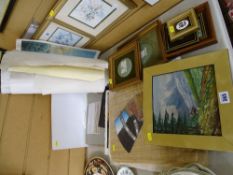 Quantity of Wedgwood Jasperware framed plaques, paintings, prints etc