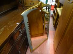 Egyptian style framed mirror