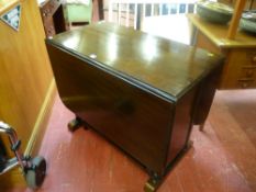 Mahogany gate leg dining table