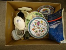 Box of china and pottery