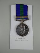 QUEEN ELIZABETH II GENERAL SERVICE MEDAL with single clasp Arabian Peninsula, engraved to 2795