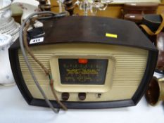 A vintage Murphy 192 Bakelite radio