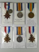 WWI PERIOD MEDALS relating to the Royal Marine Light Infantry including a trio 1914 Star, British
