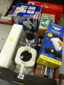 A Kenwood mini mixer, travel jug & other kitchen appliances