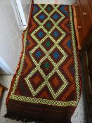 A Suzni Killim runner, 69 x 312cms