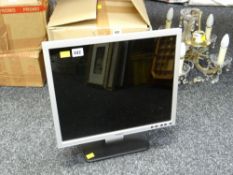 A Dell computer monitor