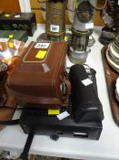 Vintage camera & cassette player