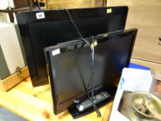 Two Technika small flatscreen TVs E/T