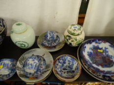 Parcel of Oriental and other china including Masons Chartreuse etc