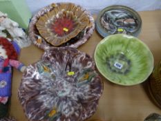 Glyn Colledge Denby bowl, two German pottery bowls and two others