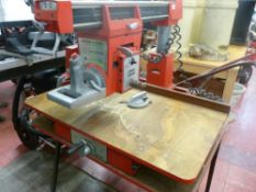 Shopmate 10ins radial arm saw, model no. 520023