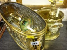 Parcel of mixed brassware