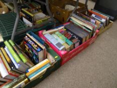 Three boxes of mainly reference books etc