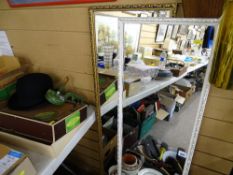 Two dressing mirrors, one gilt framed