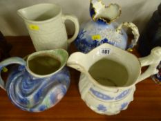 Parcel of Staffs jugs