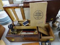 Parcel of mixed collectables including vintage office items etc