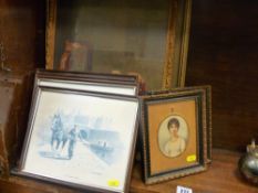 Parcel of paintings, prints, tapestries etc