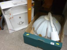 Brabantia boxed letter box and a ceiling lamp