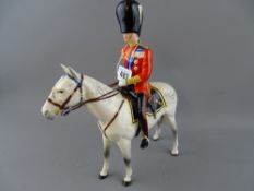 Beswick model of HRH The Duke of Edinburgh mounted on Alamein, Trooping the Colour, 1957 (damage