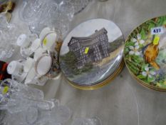 Quantity of Royal Doulton display plates, small parcel of commemorative ware and Royal Doulton '