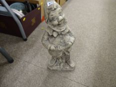 Heavy stoneware garden gnome