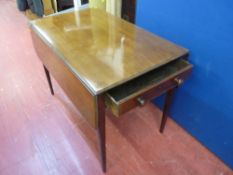 Twin flap Pembroke table with drawer