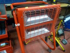 Mobile Quartz low level model infrared heater E/T