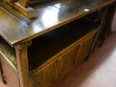 Polished monk's bench