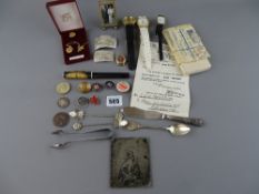 Quantity of jewellery, watches and badges etc including nine carat gold