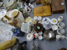 Parcel of mainly ornamental china and mixed items including Portmeirion etc