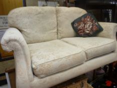 Floral two seater couch