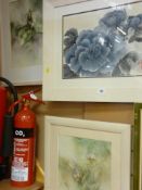 Oriental still life and two other still life watercolours