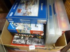 Box of games and puzzles